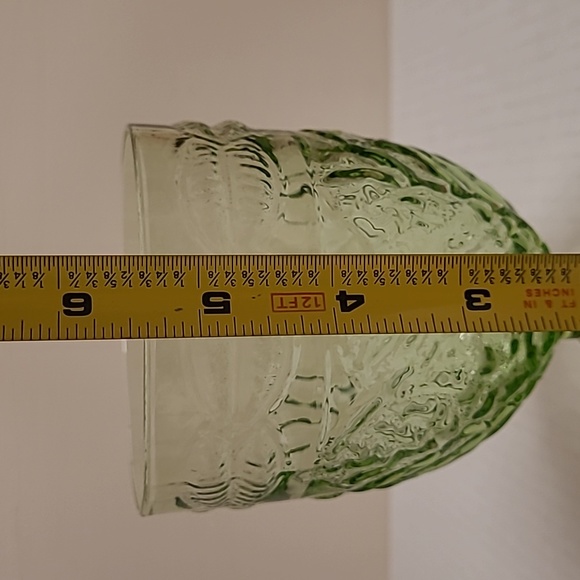 Set of 4 Vintage Green Glasses - Picture 14 of 15